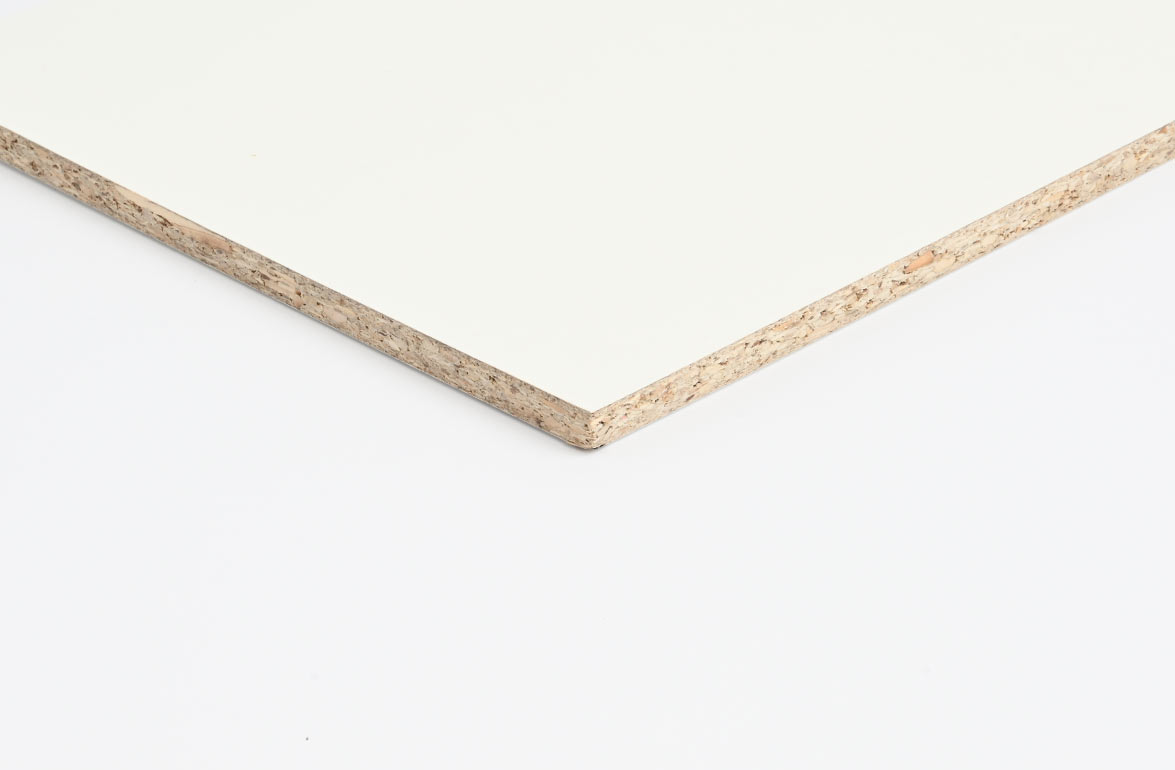 Spån Melamin, Hvid Glat U11026SM, Front, 100% PEFC